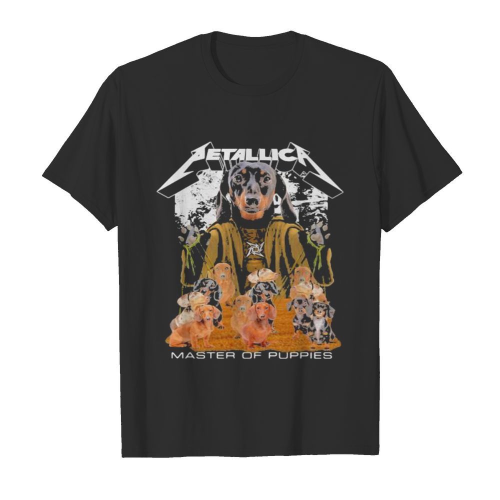 Dachshund metallica master of puppies shirt