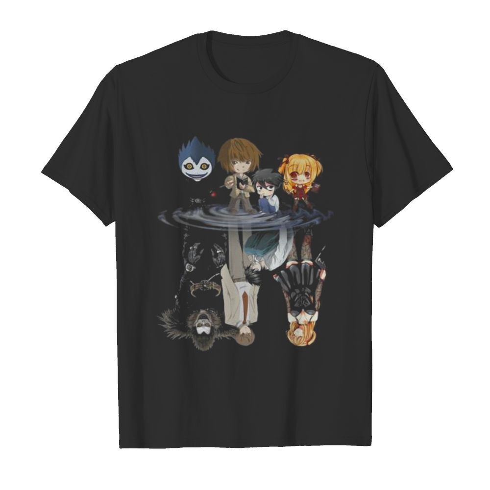 Death note la pelicula water reflection shirt