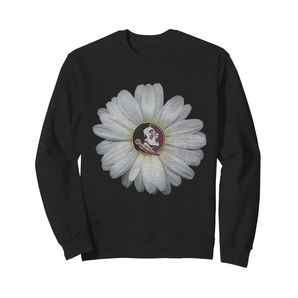 Florida State Seminole Daisy Flower  Unisex Sweatshirt