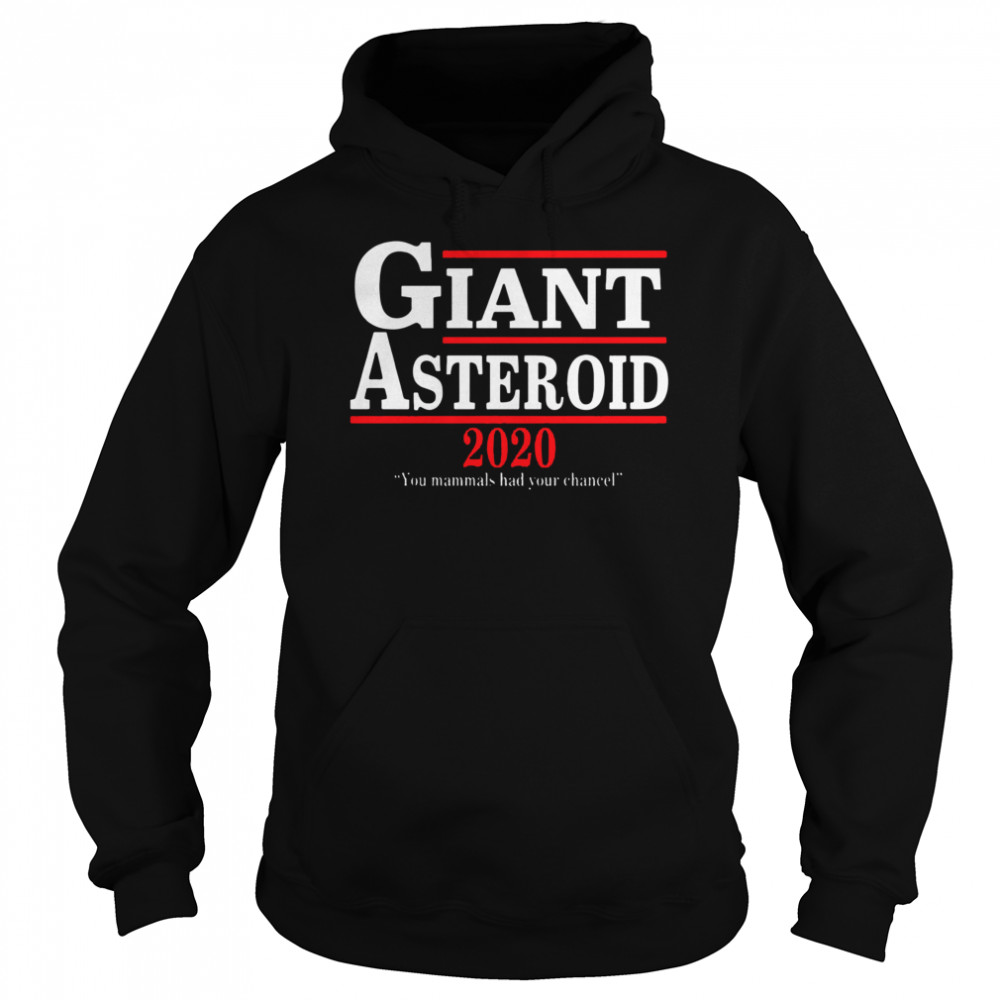 Giant Asteroid 2020 You Mammals Had Your Chancel  Unisex Hoodie