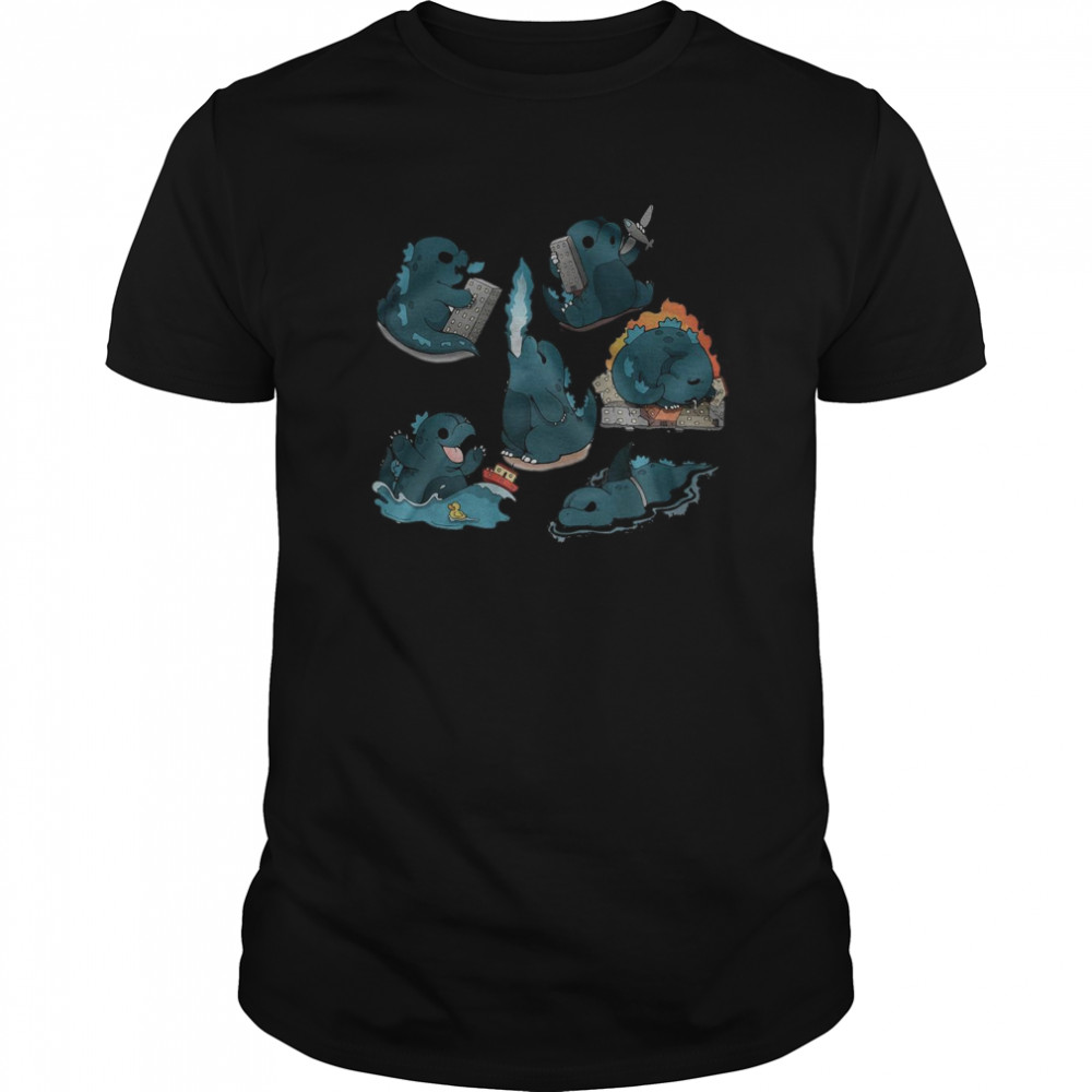 Godzilla Cute Chibi shirt