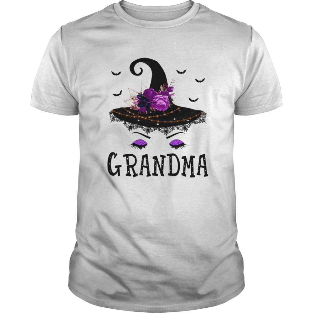 Grandma Witch Hat Halloween shirt