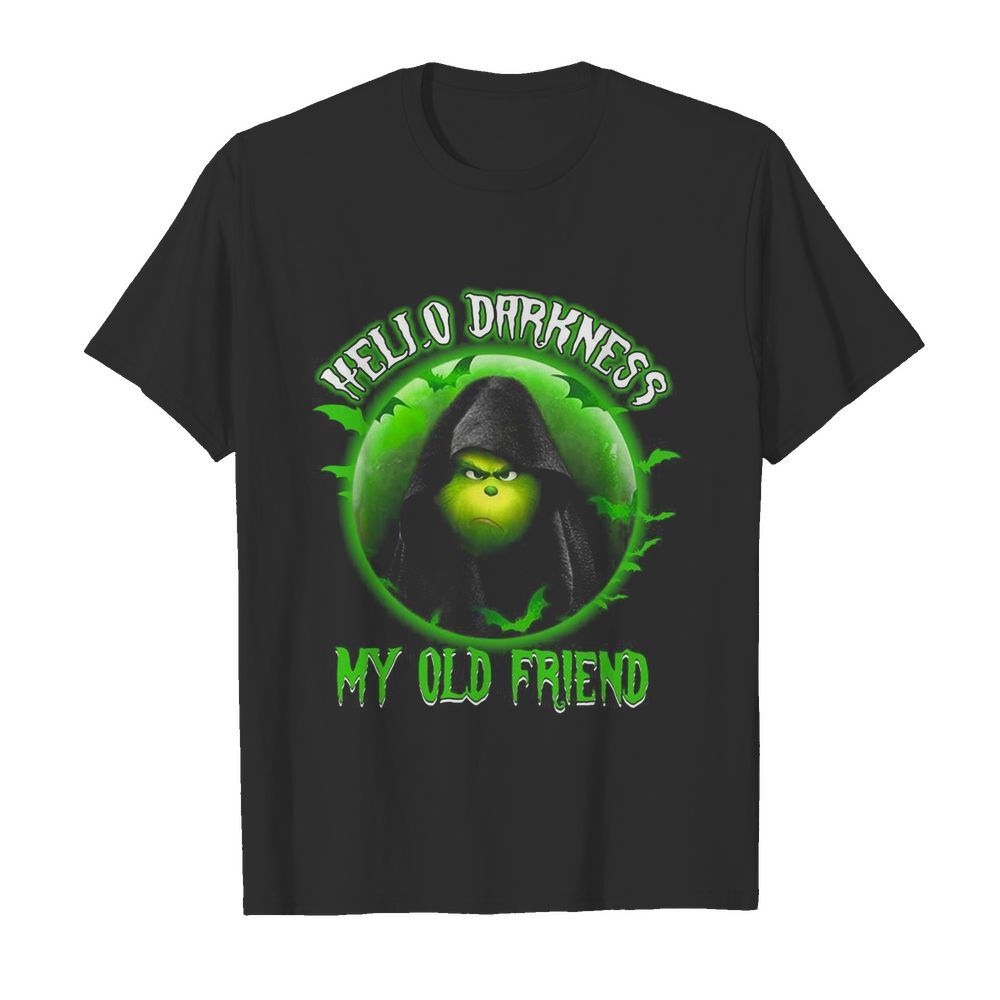 Grinch Hello Darkness My Old Friend  Classic Men's T-shirt