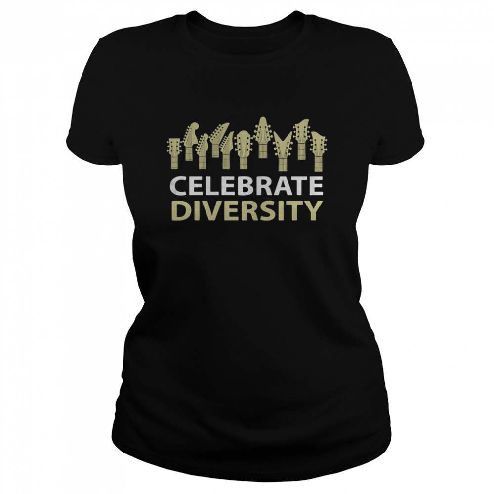 Guitars celebrate diversity lover  Classic Women's T-shirt