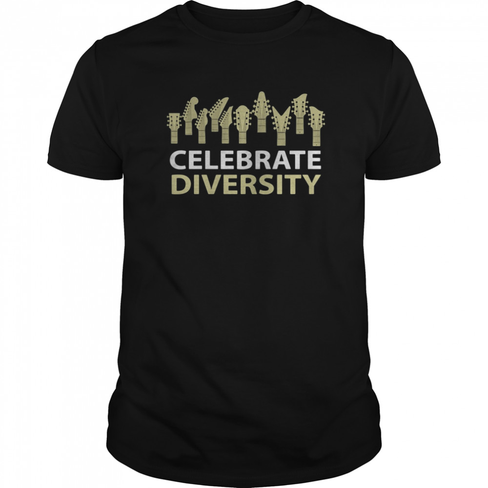 Guitars celebrate diversity lover  Classic Men's T-shirt