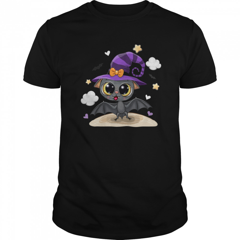 Halloween Bat Funny Bat Witch Halloween Hat shirt