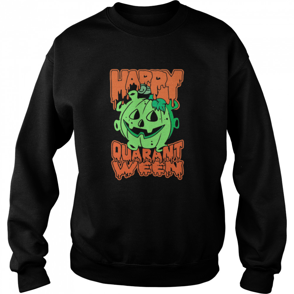 Halloween Pumpkin Saying 2020 Spooky Quarantine  Unisex Sweatshirt