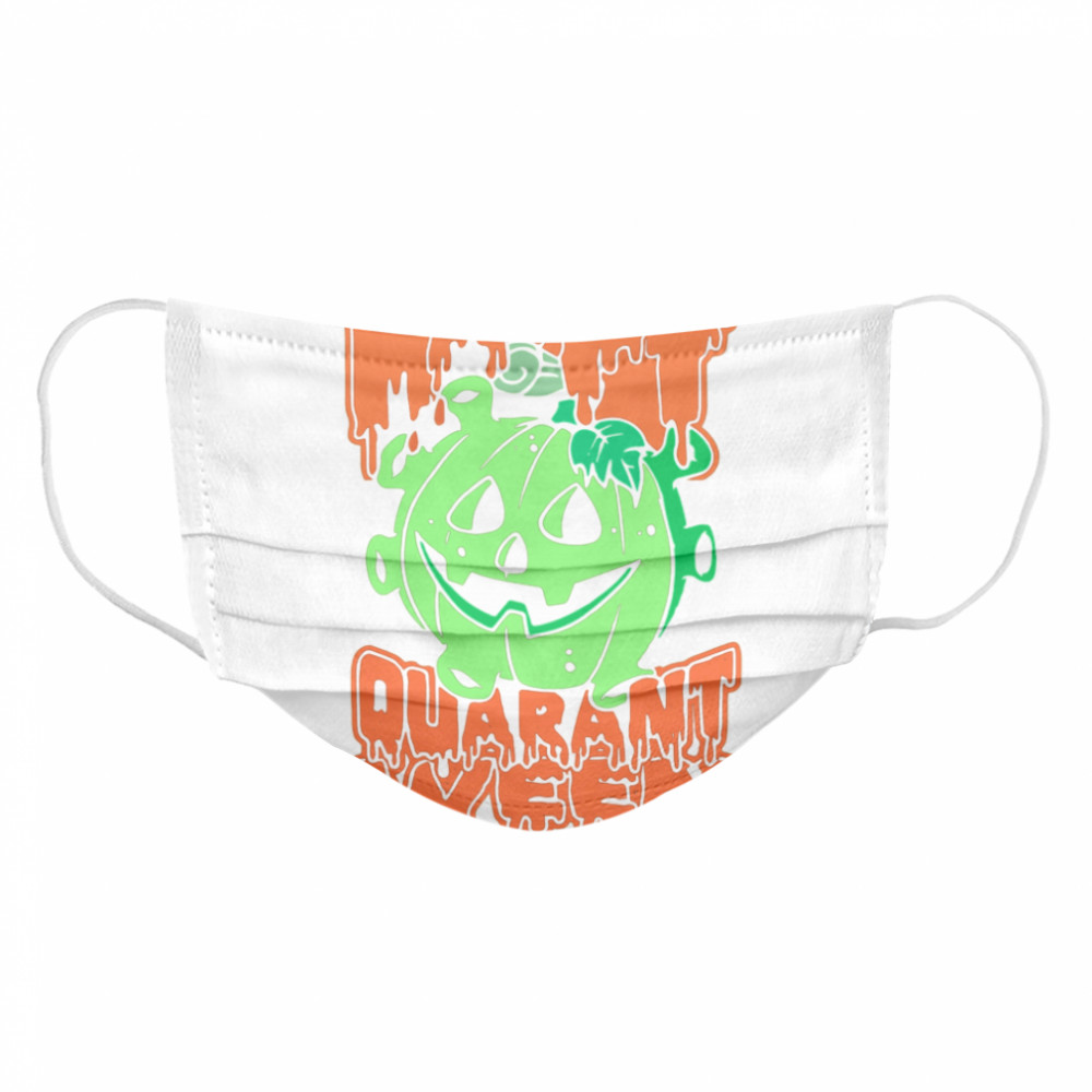 Halloween Pumpkin Saying 2020 Spooky Quarantine  Cloth Face Mask