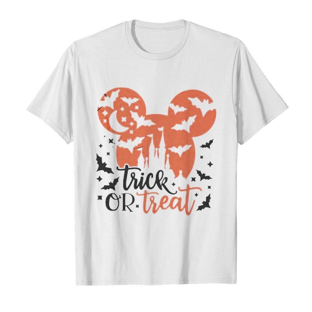 Halloween mickey mouse trick or treat shirt