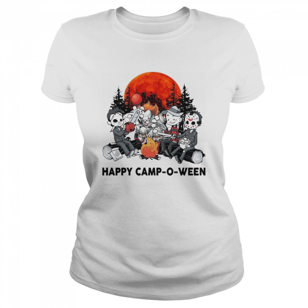 Horror Characters Movies Happy Camp O Ween  Classic Women's T-shirt