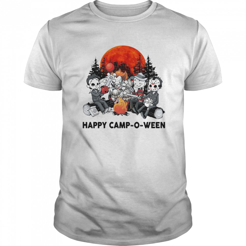 Horror Characters Movies Happy Camp O Ween  Classic Men's T-shirt