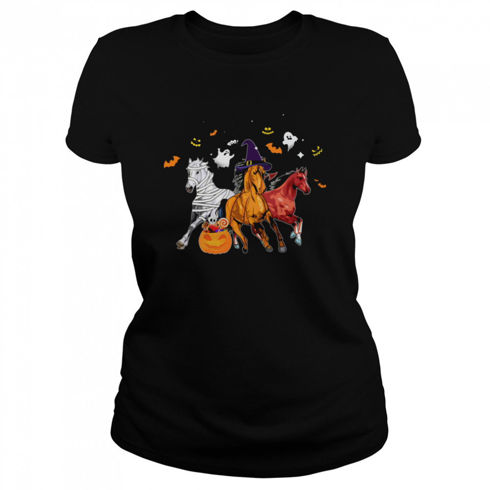 Horse In Halloween Costume  Classic Women's T-shirt