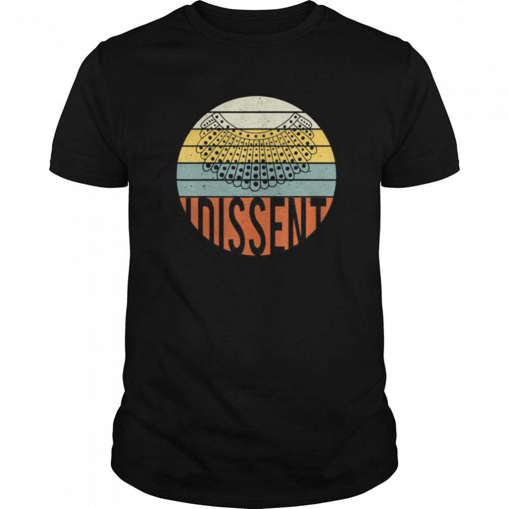 I Dissent Quote vintage RBG shirt