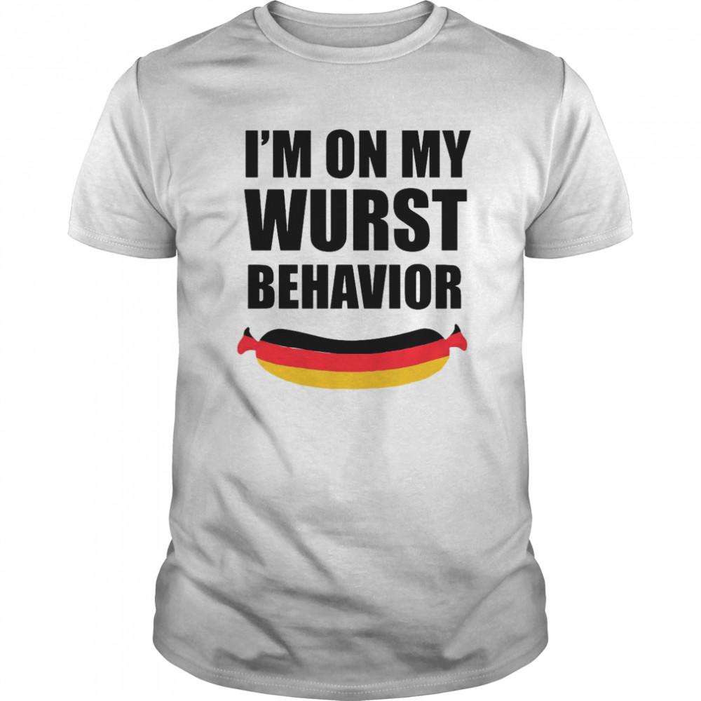 I’m On My Wurst Behavior  Classic Men's T-shirt