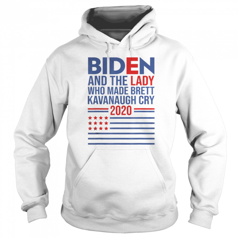 Joe Biden and the Woman Who Made Brett Kavanaugh Cry  Unisex Hoodie