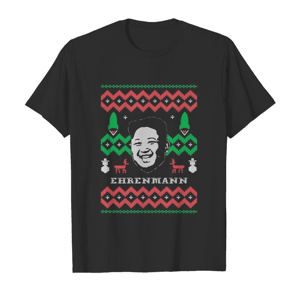 Kim jong-un ehrenmann ugly christmas shirt