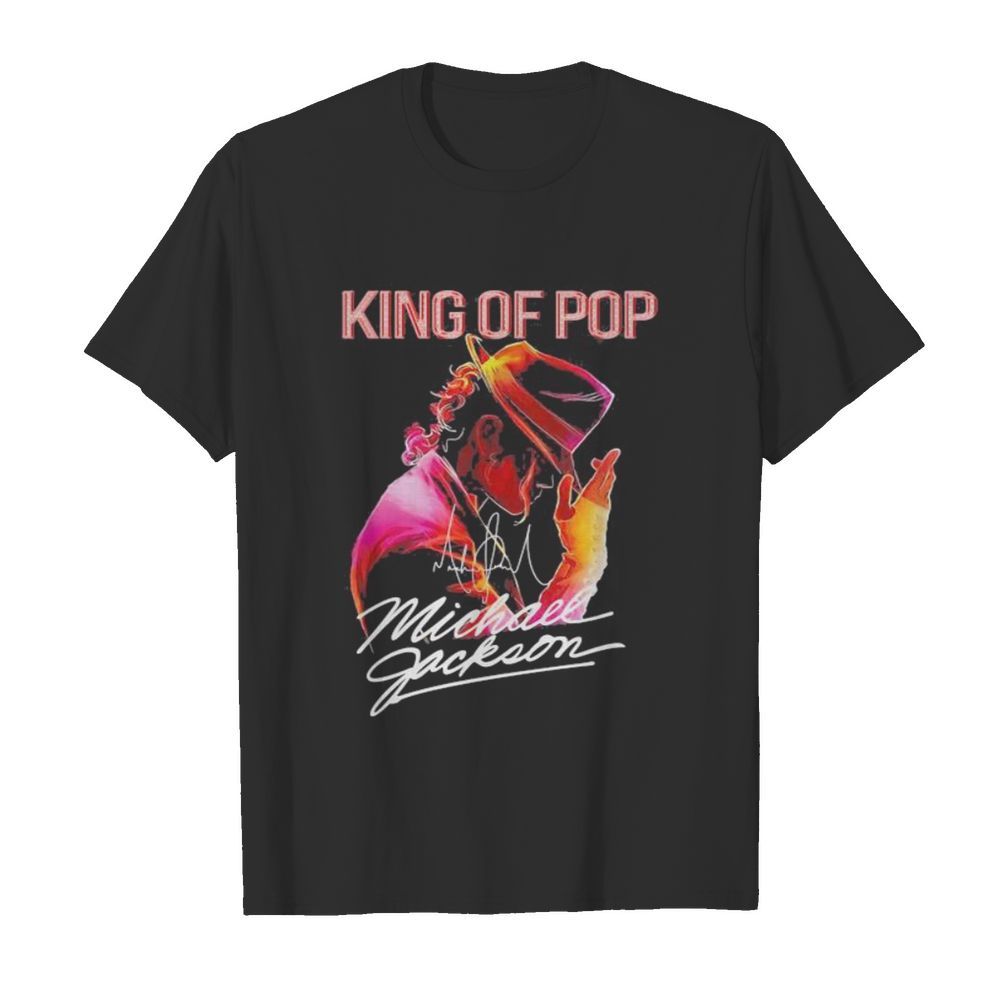 King of pop michael jackson album signature shirt