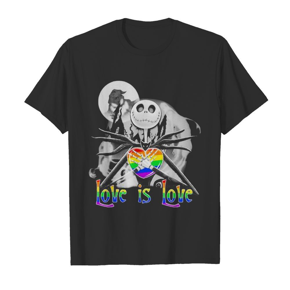 LGBT Jack Skellington Love Is Love shirt