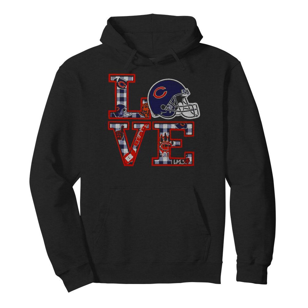 Love Chicago Bears  Unisex Hoodie