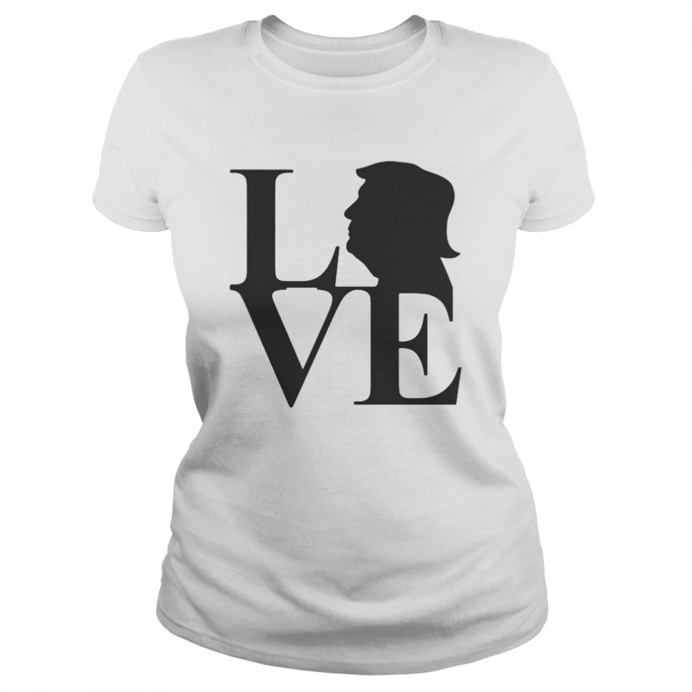 Love donald trump vote america  Classic Women's T-shirt