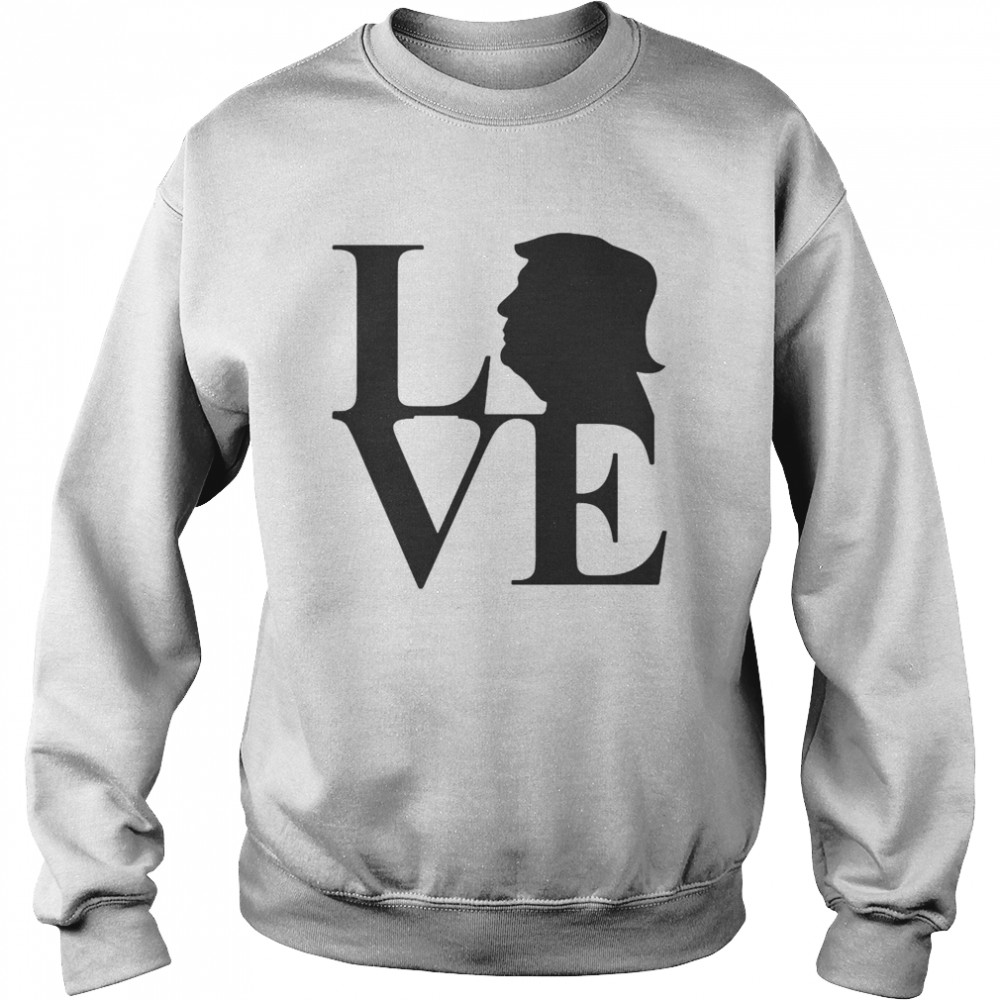 Love donald trump vote america  Unisex Sweatshirt