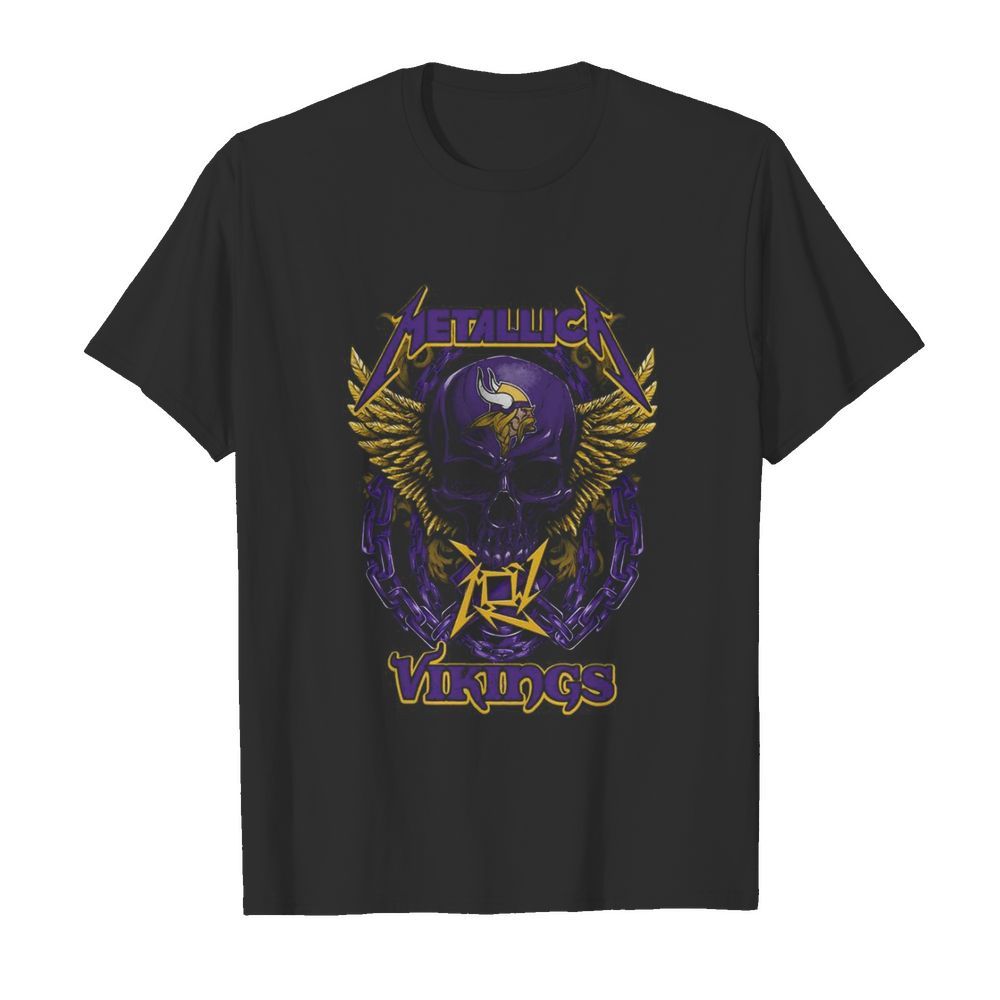 Metallica Skull Minnesota Vikings shirt