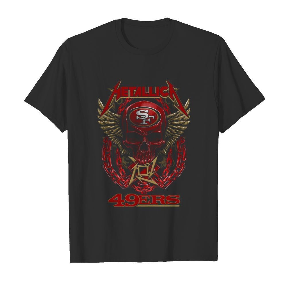 Metallica Skull San Francisco 49ers shirt