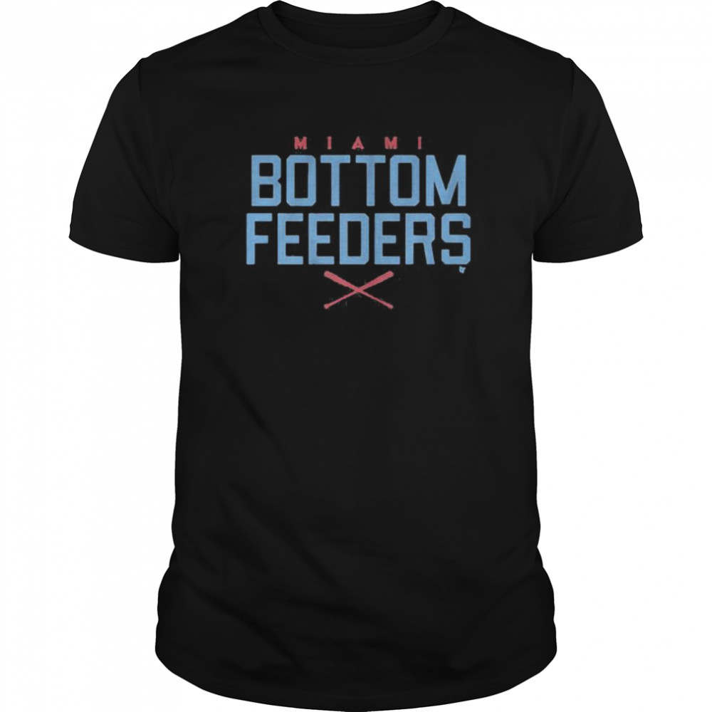 Miami bottom feeders baseball shirt