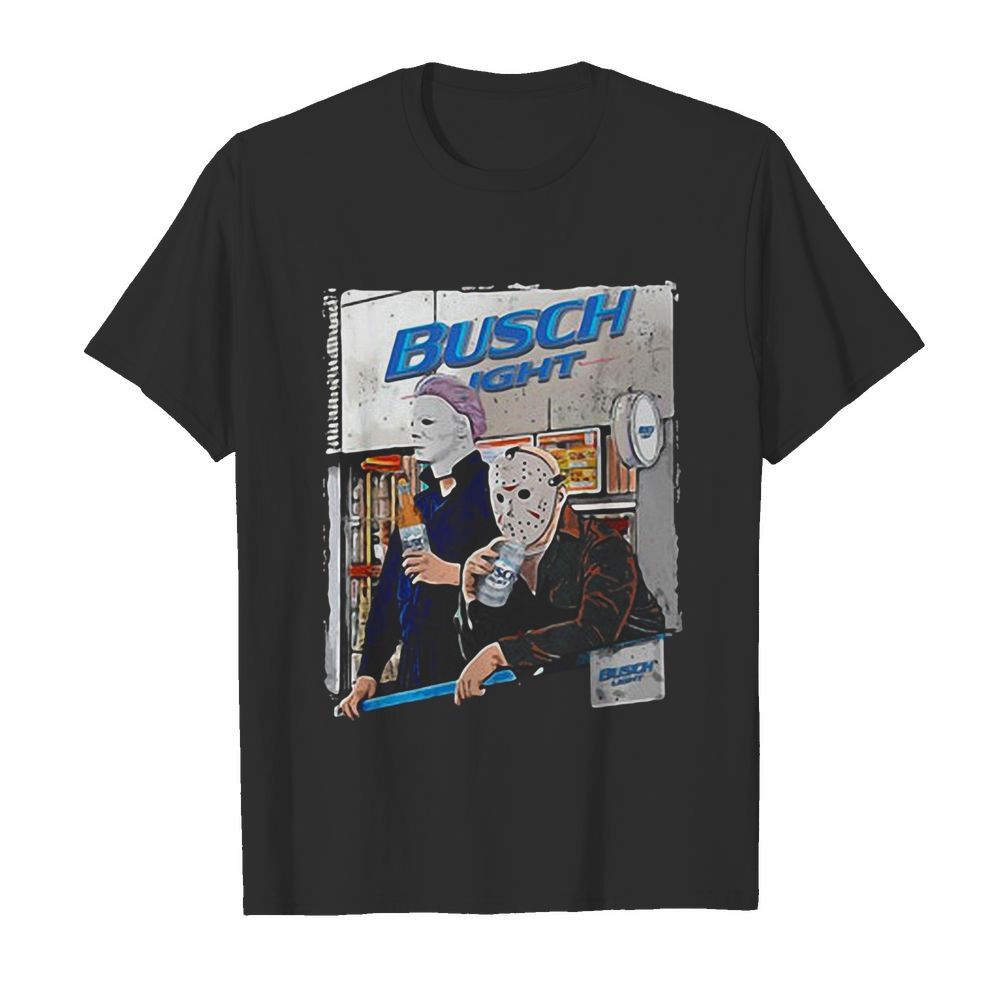 Michael Myers And Jason Voorhees Busch Light shirt