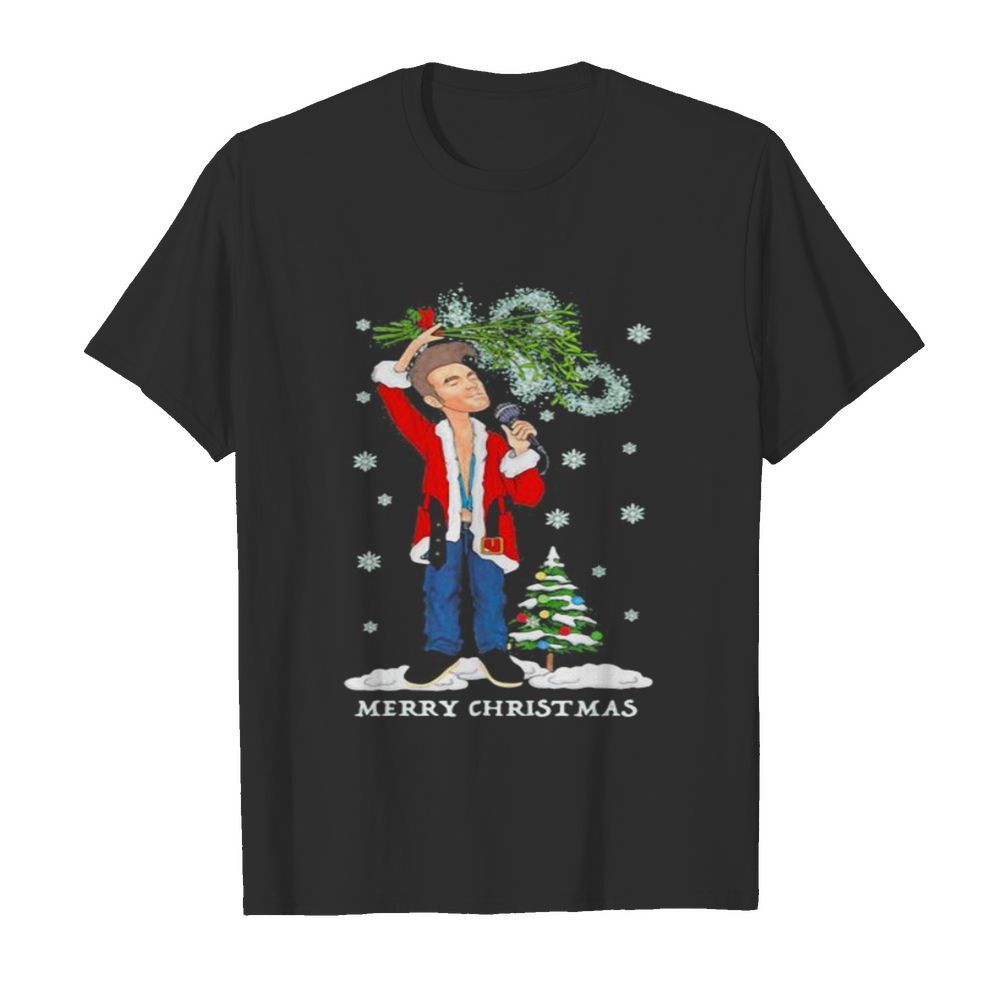 Morrissey santa merry christmas tree shirt