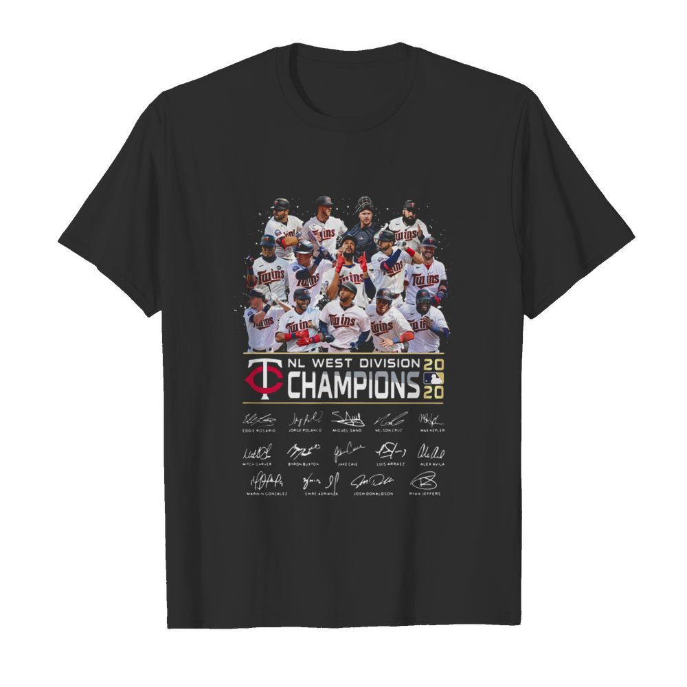 NL West Division Champions 2020 Signatures shirt