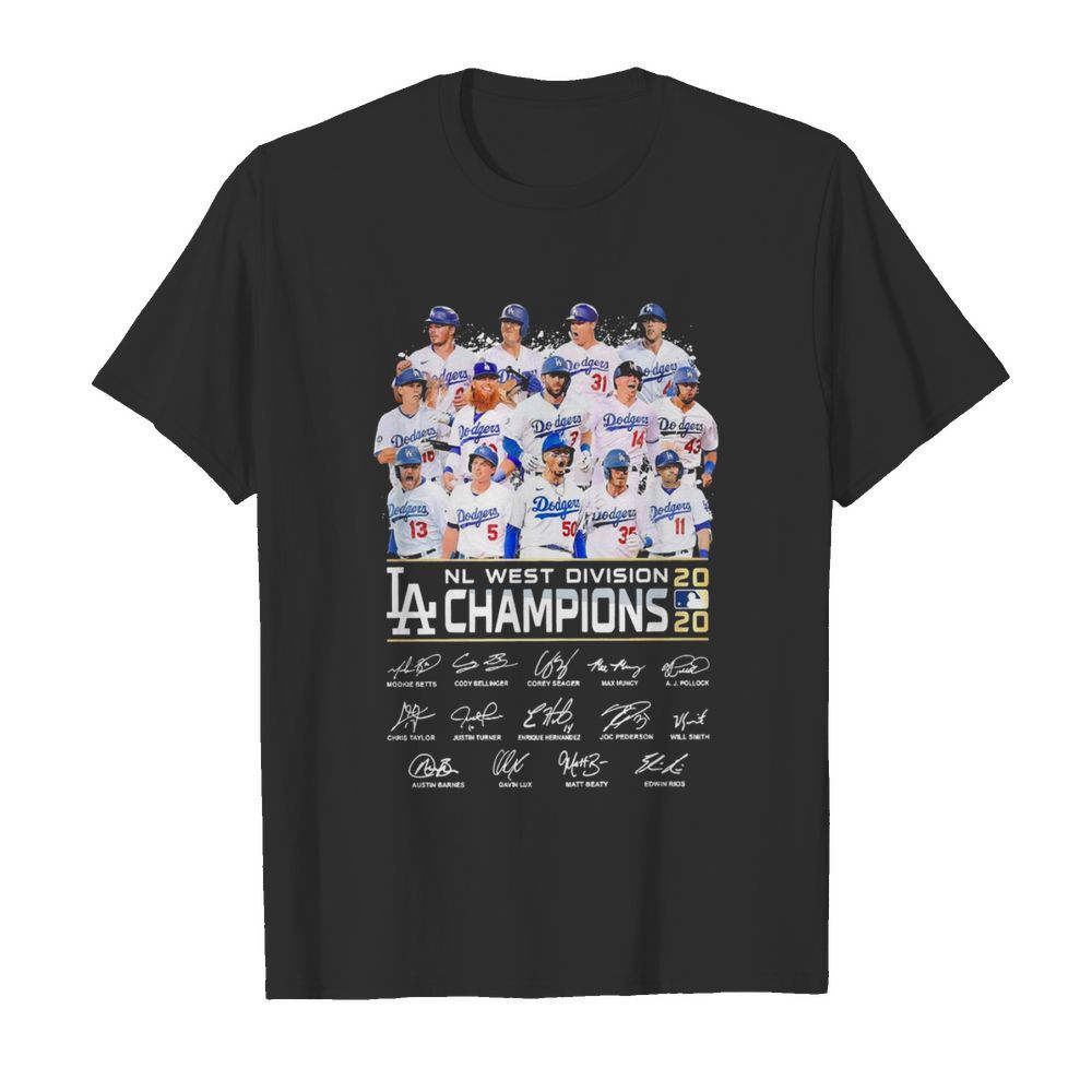 Nl West Division Champions 2020 Signatures tshirt