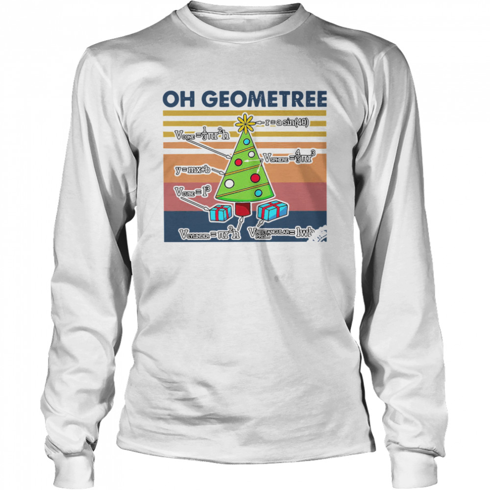 Oh Geometree Vintage  Long Sleeved T-shirt