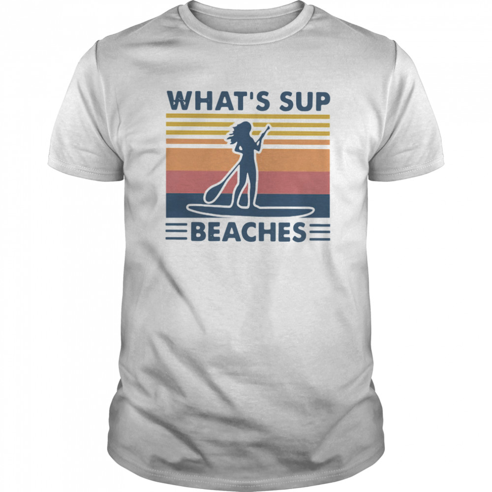 Paddleboard What's Sup Beaches Vintage  Classic Men's T-shirt