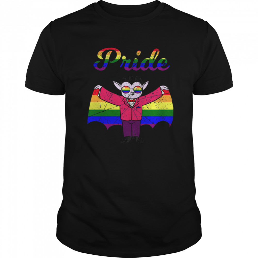 Pride Vampires Rainbow LGBT Halloween shirt