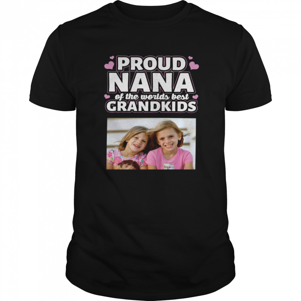 Proud Nana Of The Worlds Best Grandkids  Classic Men's T-shirt