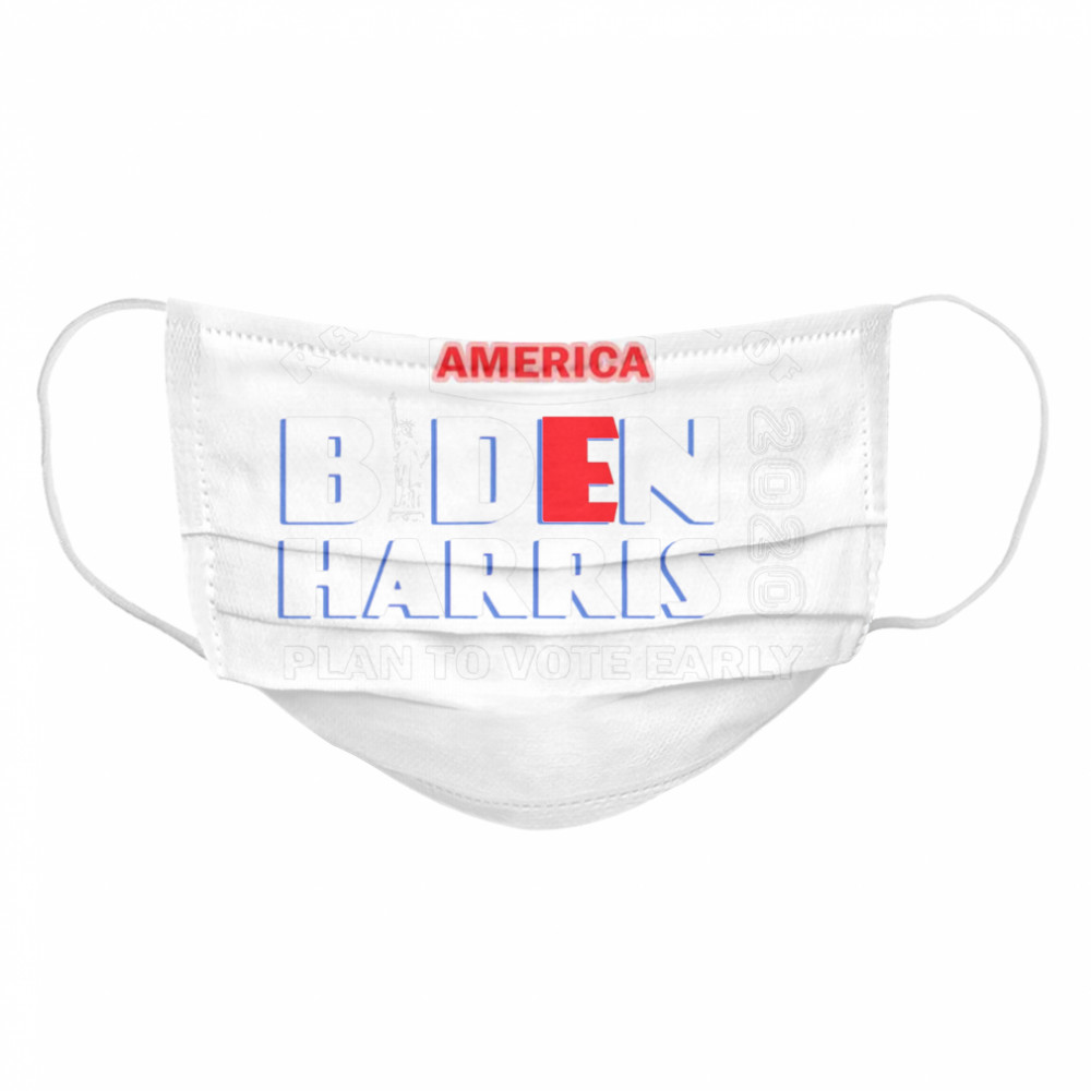 Restore The Soul Of America Biden Harris Plan To Vote Early 2020  Cloth Face Mask