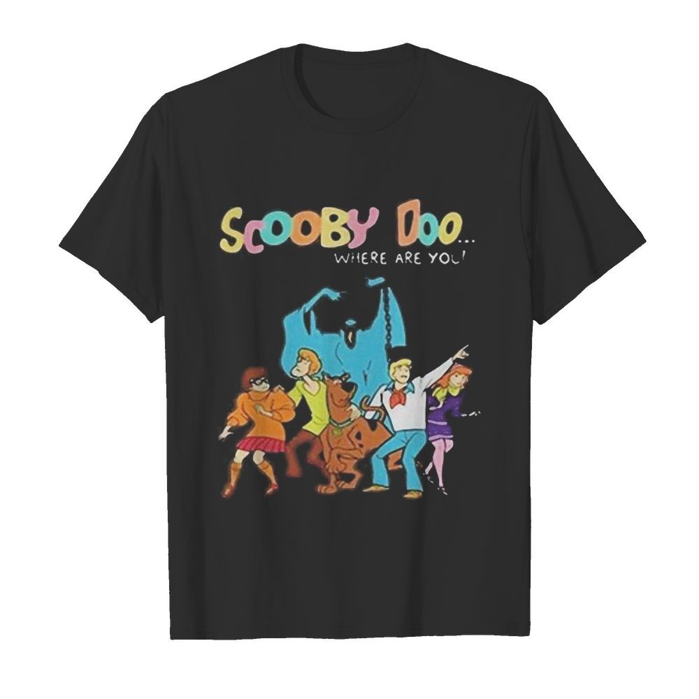 Scooby doo cartoon where are you shirt