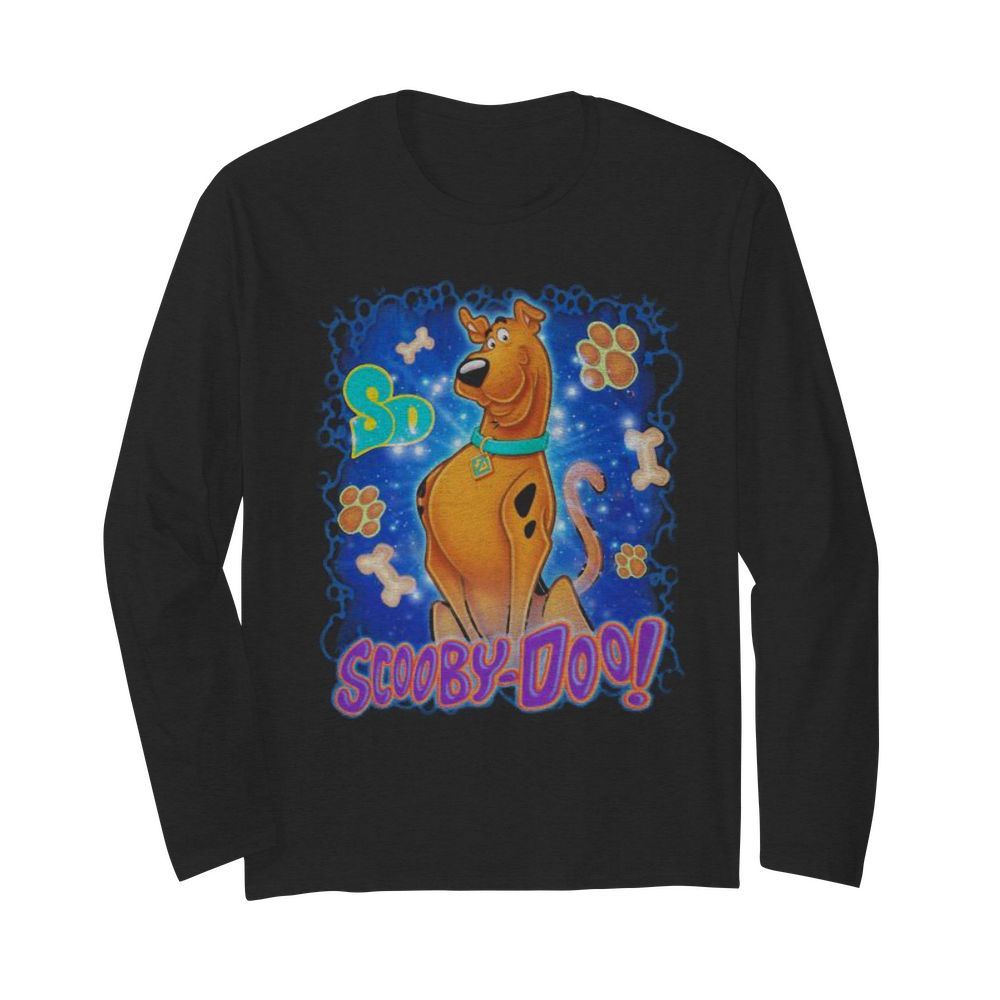 Scooby-doo paw dog cartoon vintage  Long Sleeved T-shirt 