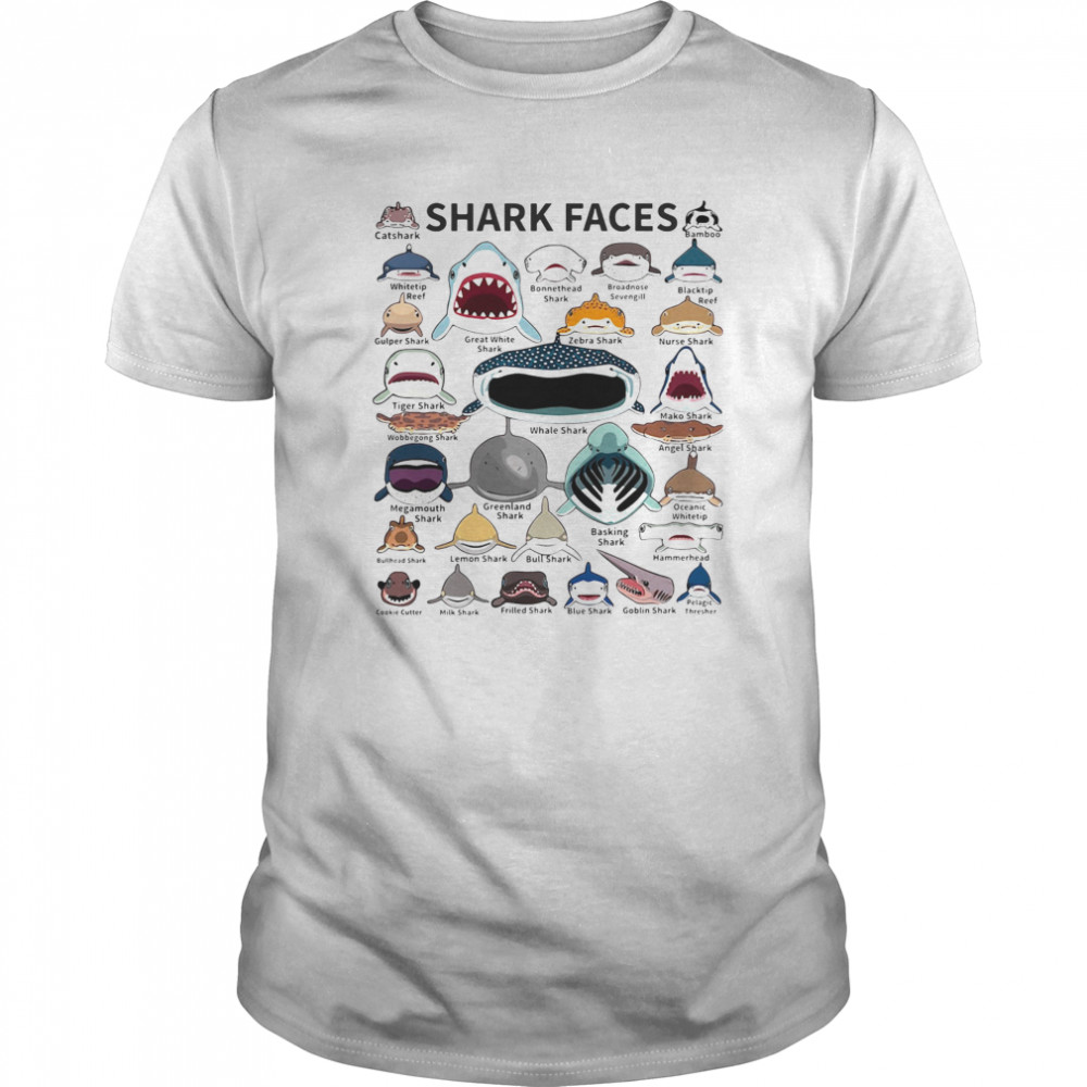 Shark Faces  Classic Men's T-shirt