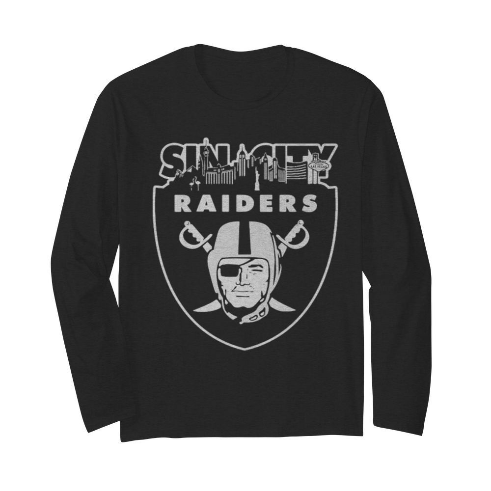 Sin city las vegas raiders  Long Sleeved T-shirt 