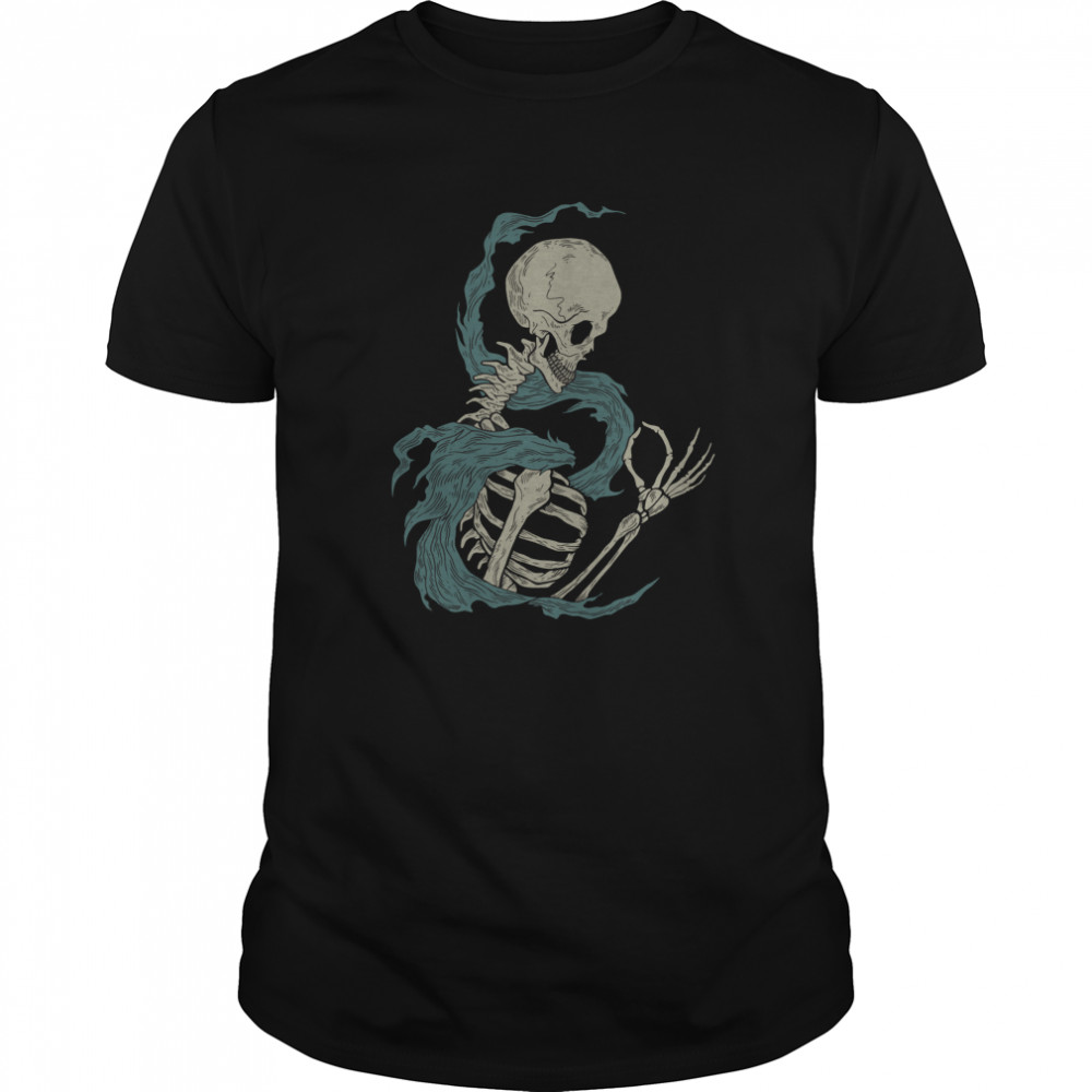 Skeleton Day Dead Muertos Halloween  Classic Men's T-shirt