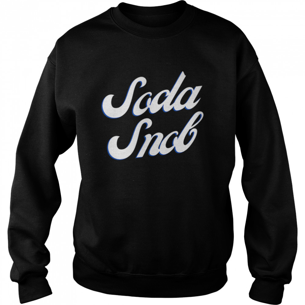 Soda Snob Printed Front and Back Novelty  Unisex Sweatshirt