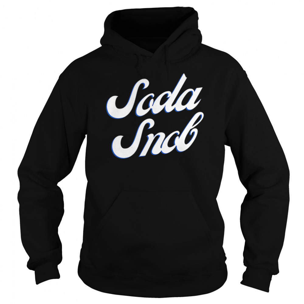 Soda Snob Printed Front and Back Novelty  Unisex Hoodie