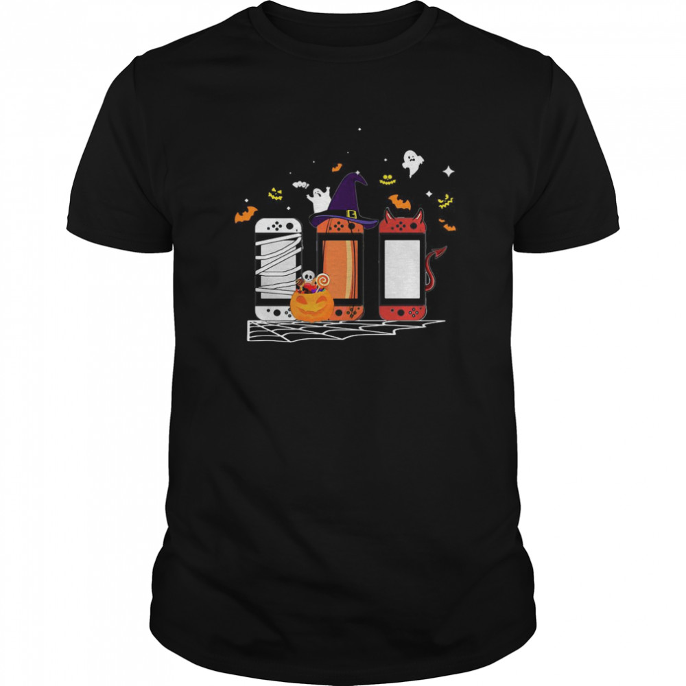 Spooky Game Console In Halloween Design shirt