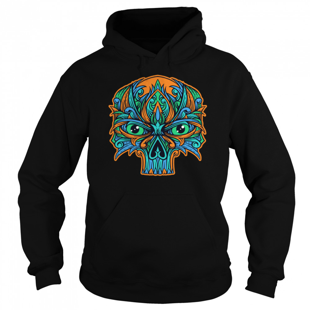 Sugar Skull Eyes Dia De Muertos Day Dead  Unisex Hoodie