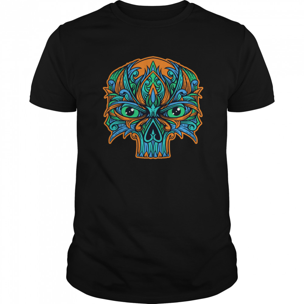 Sugar Skull Eyes Dia De Muertos Day Dead  Classic Men's T-shirt