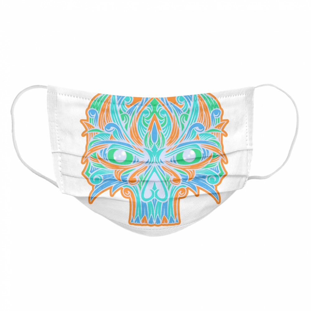 Sugar Skull Eyes Dia De Muertos Day Dead  Cloth Face Mask