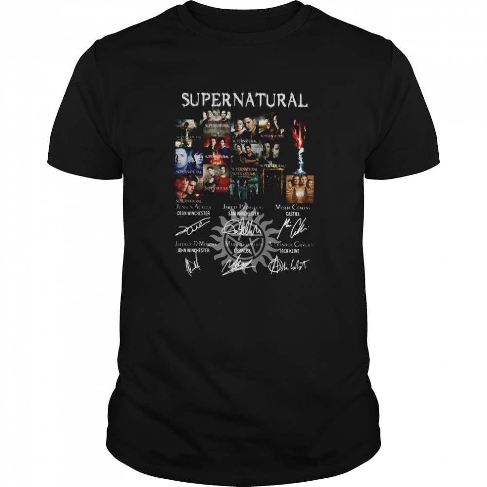 Supernatural All Seasons Signatures shirt