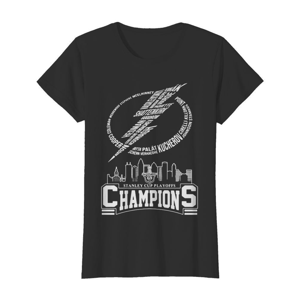 Tampa bay lightning stanley cup champions 2020 logo  Classic Women's T-shirt